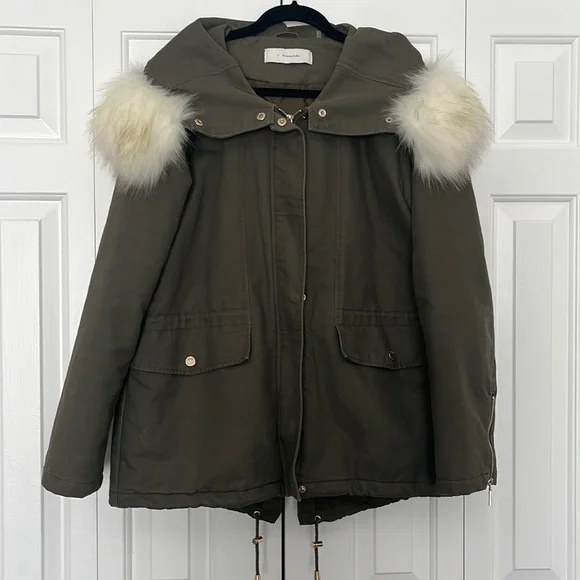 T Tahari Jackets Coats T Tahari Olive Green Jacket With